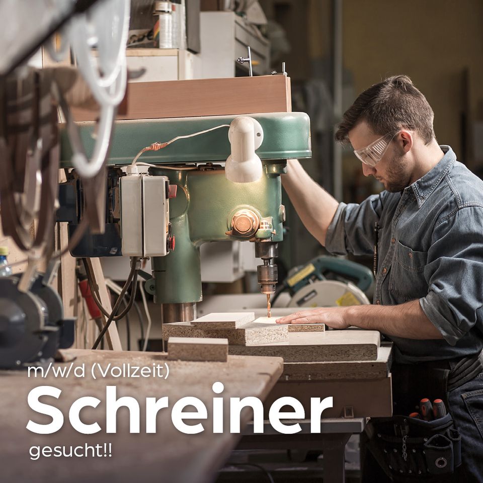 Stellenanzeige Schreiner/Möbelmonteur (m/w/d) Voll- oder Teilzeit in Igersheim