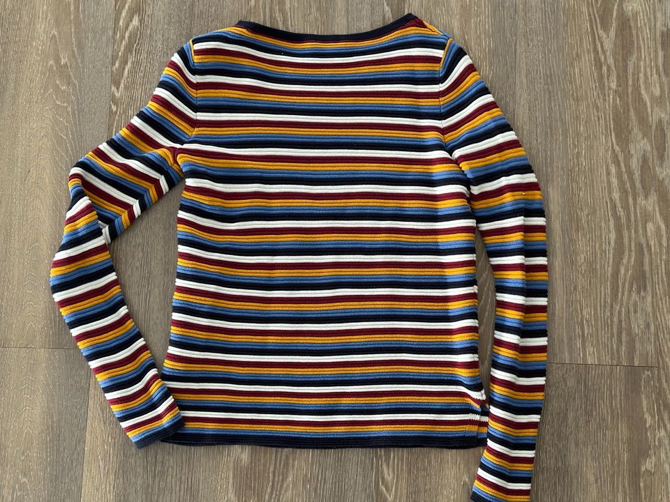 Tom Tailor Pullover bunt gestreift in Gr. XS in Oststeinbek