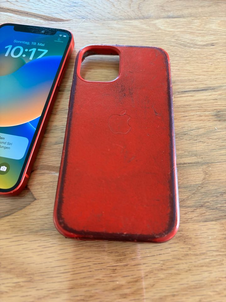 iPhone 12 mini Red 128 GB / Funktionsfähig in Pfaffenhofen a. d. Roth