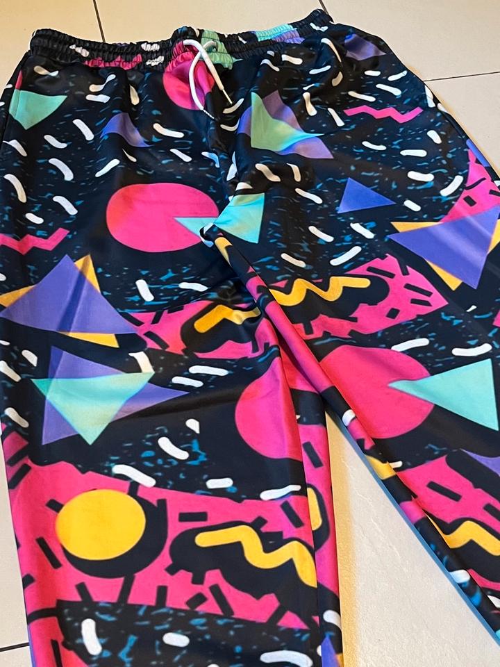 Vintage Look Hose Jogginghose 90s track Pants L Kult Retro in Düsseldorf