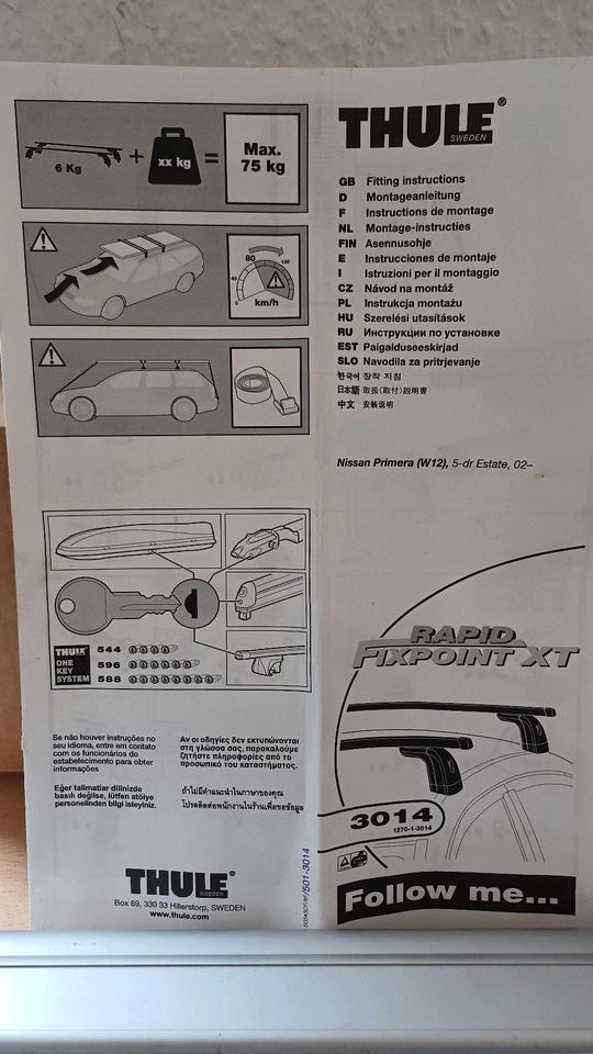 Thule System 751 incl Aluträger in Wandlitz