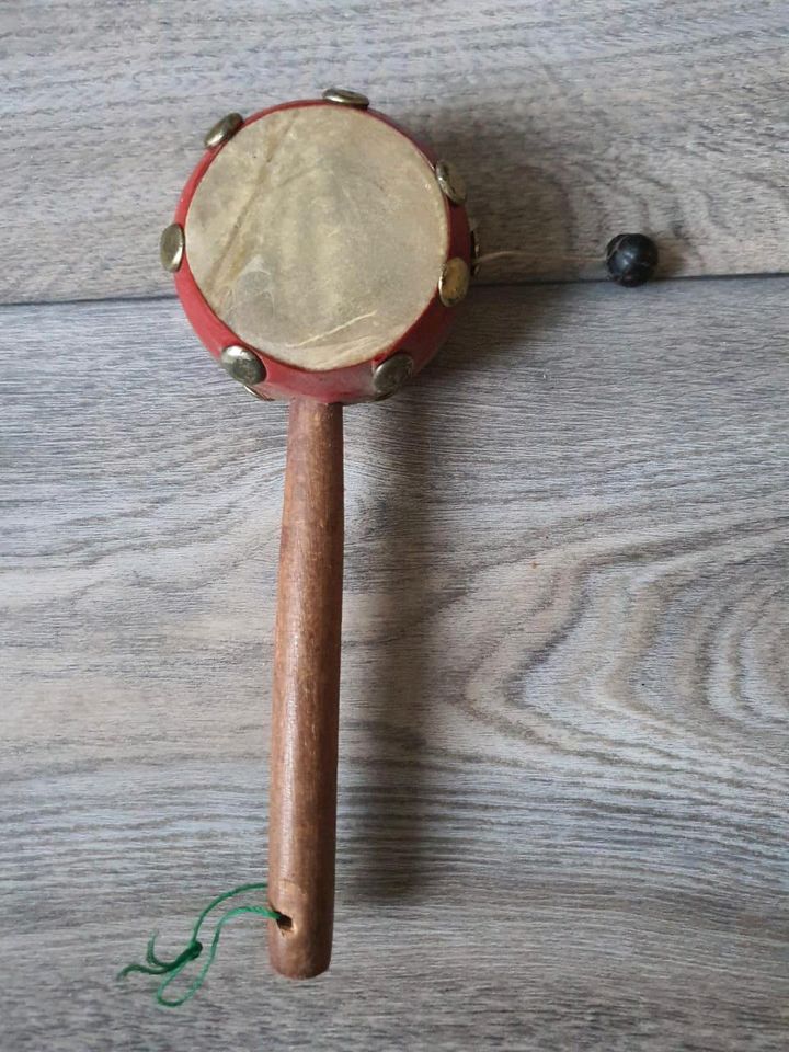 Kleine Trommel Mini Trommel Afrika Sytle Vintage Instrumente in Kassel