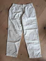 Pull & Bear weisse Leinenhose Tunnelzug Gr M / 32 Wandsbek - Hamburg Wellingsbüttel Vorschau