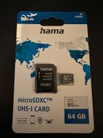 Hama microSDXC 64GB Class 10 UHS-I 80MB / s + Adapter / Mobile SD Dithmarschen - Heide Vorschau