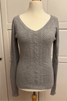 S.Oliver QS Strickpullover grau Gr. XL V-Ausschnitt Zopfmuster Hamburg-Nord - Hamburg Winterhude Vorschau