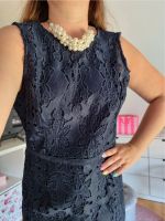 Blogger H&M Spitzenkleid Sommerkleid Kleid dunkelblau blau M 38 Baden-Württemberg - Philippsburg Vorschau