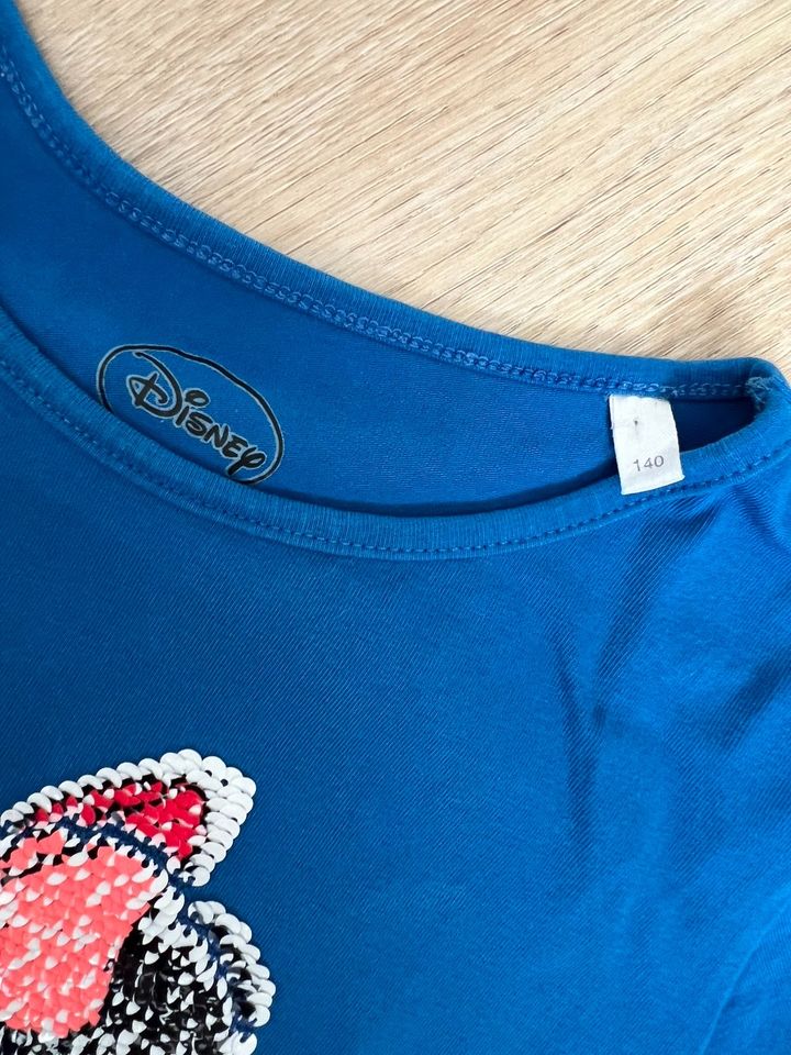 Disney Mini Maus Shirt Oberteil Wendepailetten Gr.140 in Mönchengladbach