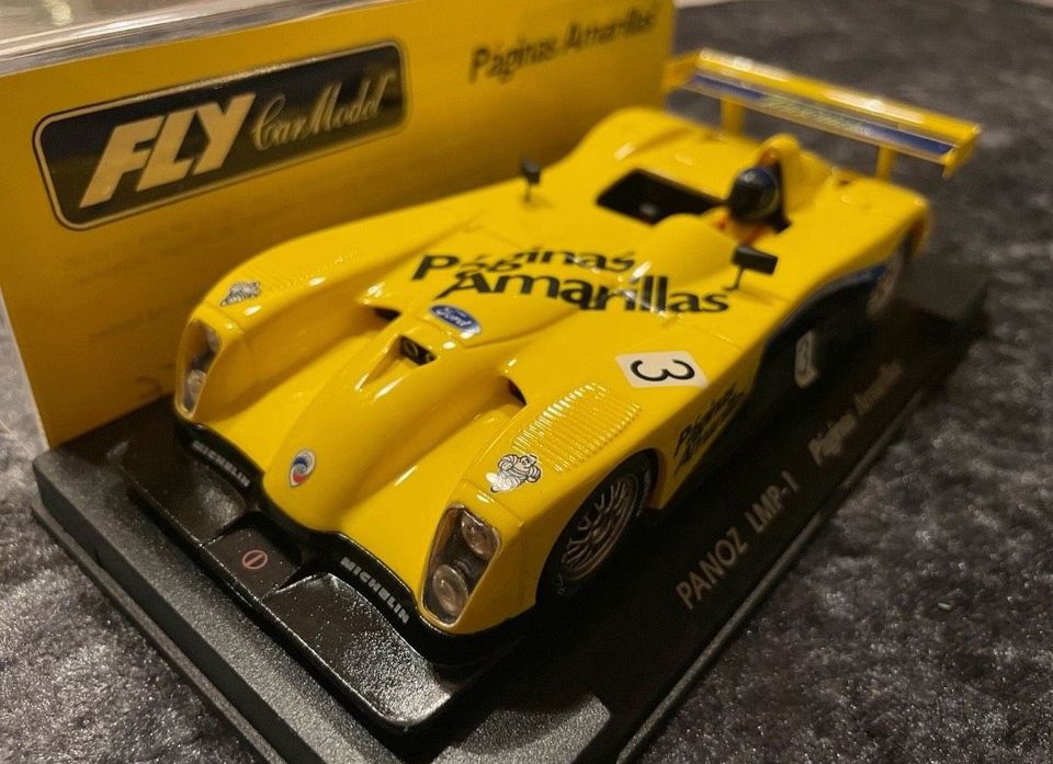 Fly Slotcar 1:32 in OVP - Panoz LMP-1 - Ref. T3 - Carrera SCX in Groß-Umstadt