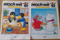 2x Zeitschrift Mach mit Dezember 1995, Januar 1996 Schwerin - Weststadt Vorschau