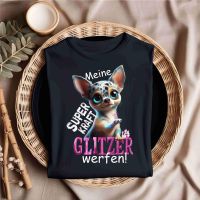 T-Shirt Hoodie Top Chihuahua Glitzer Niedersachsen - Braunschweig Vorschau