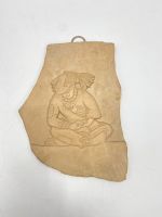 * MAYA FIGUR SITZEND RELIEF KALKSTEIN STEINPLATTE WANDBILD REPLIK Berlin - Charlottenburg Vorschau