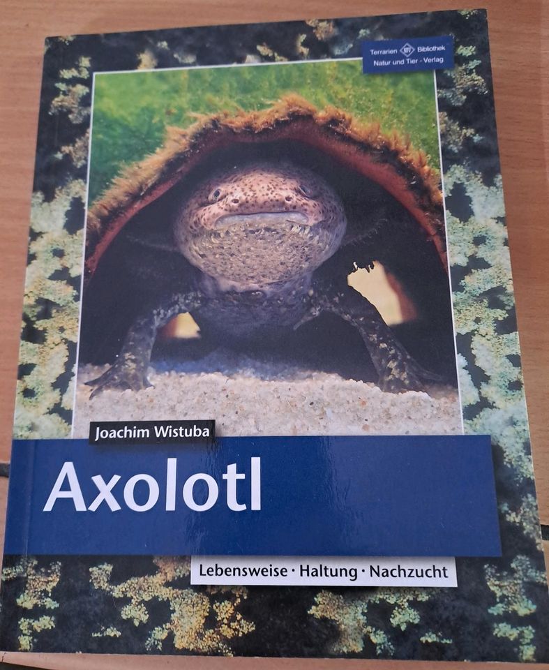 Buch über Axolotl in Unna