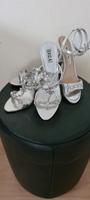 Pumps Stiletto Glitzer Strass Silber Niedersachsen - Wunstorf Vorschau