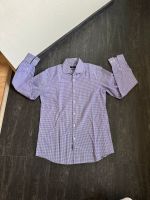 Hugo Boss Herren Hemd kariert / Slim fit / lila-weiß / Gr. 41-16 Hessen - Schauenburg Vorschau