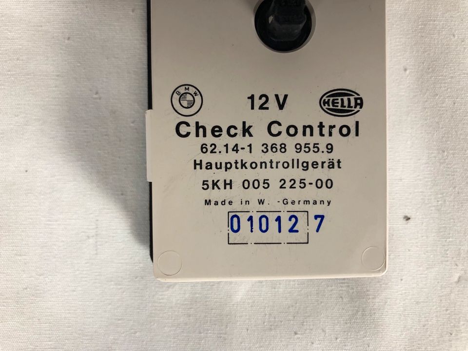 BMW E30 Check Control CC Bedienteil Anzeige Panel in Schwendi