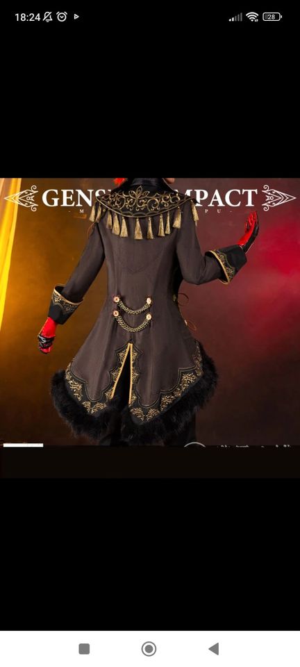 Genshin Impact Diluc Cosplay Set Wig +Cosplay + Schuhe in Lohfelden