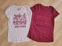 2er Set Soccx T-Shirt Pailetten Gr 38 M bordeaux weiß Hessen - Niddatal Vorschau