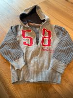 Strickjacke jungen grau blau 110/116 Hoodie Hannover - Mitte Vorschau