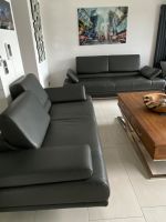 Couch Sofa Designer Ledergarnitur anthrazit Neuwertig Steele / Kray - Essen Freisenbruch Vorschau