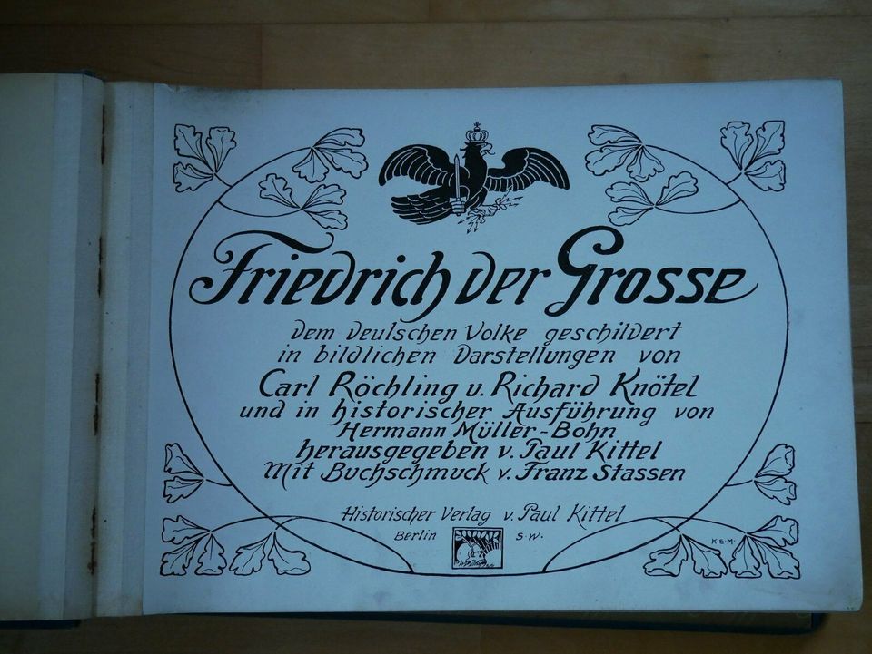 Antiquarisches Buch "Friedrich der Grosse" in Wiesbaden