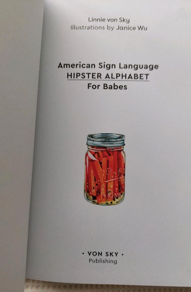 American Sign Language, HIPSTER ALPHABET For Babes in Berlin