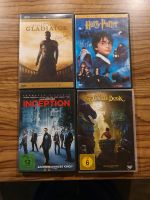 DVD Filme (Gladiator,Harry Potter,Inception,Dschungelbuch) Schleswig-Holstein - Nehmten Vorschau