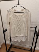 NEU M-L Strick Pullover Weiß Creme Mit Hemd Optik unten Neustadt - Gartenstadt Süd Vorschau
