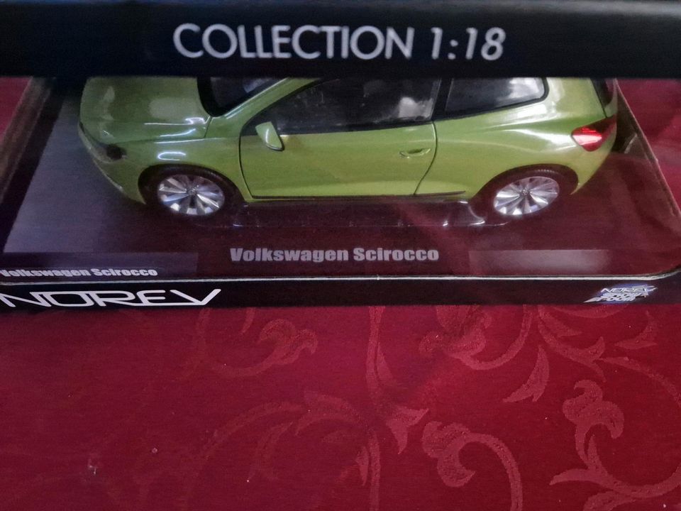 NOREV : Volkswagen Scirocco Lint Grün 1:18 NEU in Bad Emstal