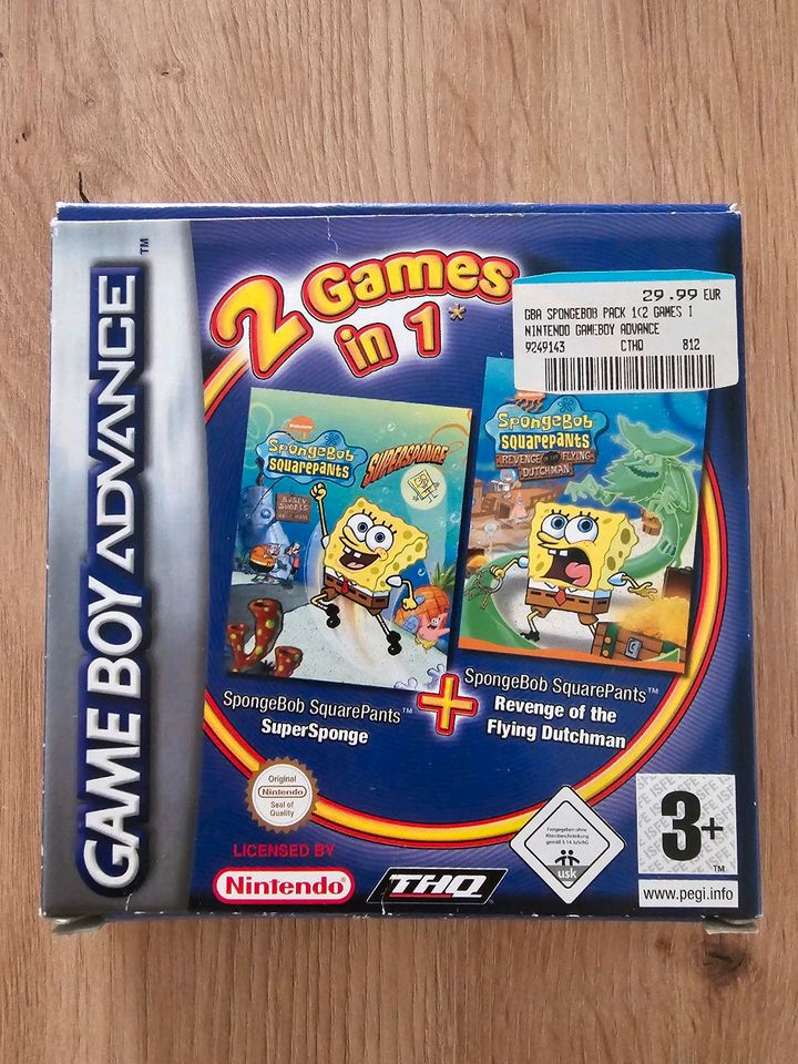 GameBoy Advance SuperSponge +Revange of the Flying Dutchman in Nürnberg (Mittelfr)