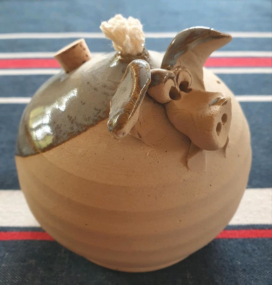Keramik Figuren Handarbeit Vase/Kerzenständer, Spardose, Öllampe in Paderborn