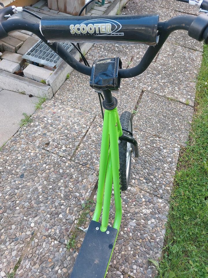 Scooter Roller grün in Heitersheim