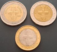 2 + 1 Euro Münzen Zypern Kibris 2009 2018 Hessen - Karben Vorschau