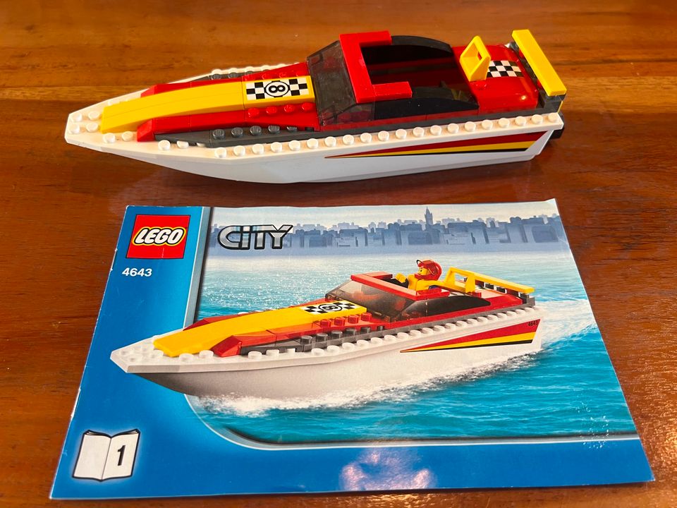 LEGO City 4643 "Powerboot Transporter", TOP! in Groß-Zimmern