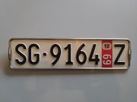 Altes KFZ-Nummernschild Schweiz Bayern - Würzburg Vorschau