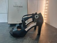 Venturini Pumps High Heels Peeptoes schwarz 41 mit Strass Dortmund - Aplerbeck Vorschau