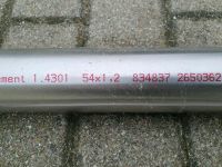 Edelstahl Rohr 1.4301 Rundrohr mit Schliff  54mm x 1,2mm Güstrow - Landkreis - Güstrow Vorschau
