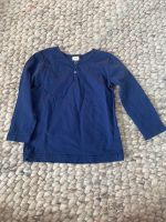 Langarmshirt Longsleeve shirt Alana uni blau Gr. 104 Wurster Nordseeküste - Dorum Vorschau