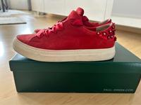 Paul Green Sneaker rot Nubuk Blumen Gr.39 Bayern - Friedberg Vorschau