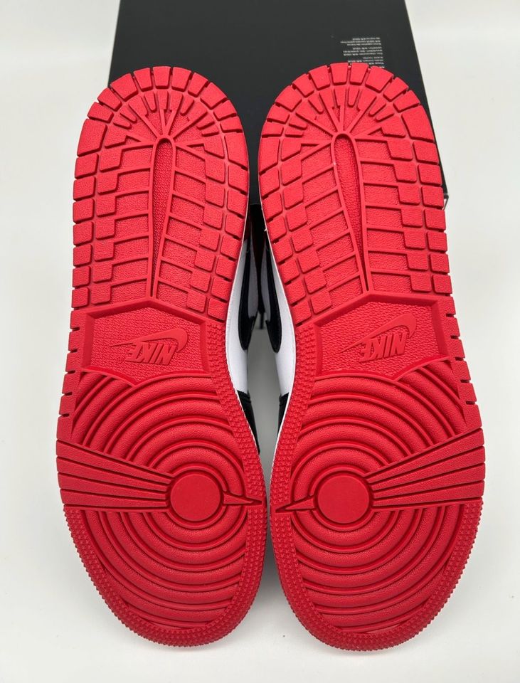 Nike Air Jordan 1 Low Sneaker Gr. 38,5 NEU rot weiß schwarz in Aachen