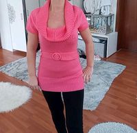 Damen Kurzarm Pullover Strick pink warm Gr. XS 34 Niedersachsen - Walsrode Vorschau