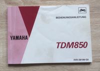 Bedienungsanleitung Yamaha TDM 850  3VD-28199-G0 deutsche Spr. Schleswig-Holstein - Enge-Sande Vorschau