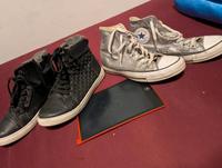 schwarze und silber Glitzer Schuhe Größe 38 Berlin - Hellersdorf Vorschau