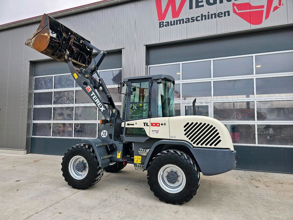 *TEREX TL100* (INKL MWST) 6to Radlader Hoflader Lader Schaufel Palettengabel ähnl. Yanmar V100 V120 V80 Schaeff SKL844 SKL854 SKL834 in Wettringen