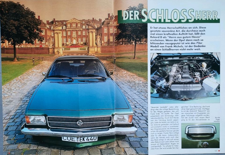 Opel Rekord D Commodore B Reklame Berichte GS GSE Coupe 1,7 1,9 in Hanau