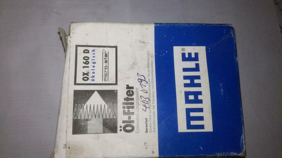 Mahle Motorölfilter OX 160 D in Birgland