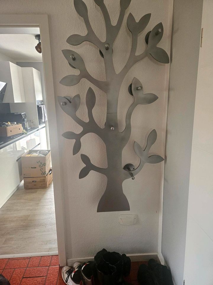 Baum Garderobe Silber 80 x 160 x 13 in Straelen