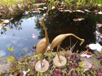 Kranich Gartenteich Deko Messing Vogel 70er Jahre Figur Reiher Schleswig-Holstein - Norderstedt Vorschau