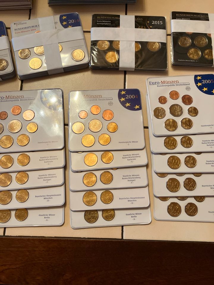 Kleinmünzsätze Euro BRD und DM in Mylau