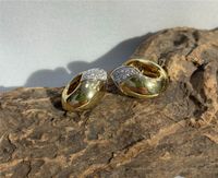 Gold Creolen * 18K Weiß- & Gelbgold * 52 Diamanten * 14,5 g Nordrhein-Westfalen - Dinslaken Vorschau