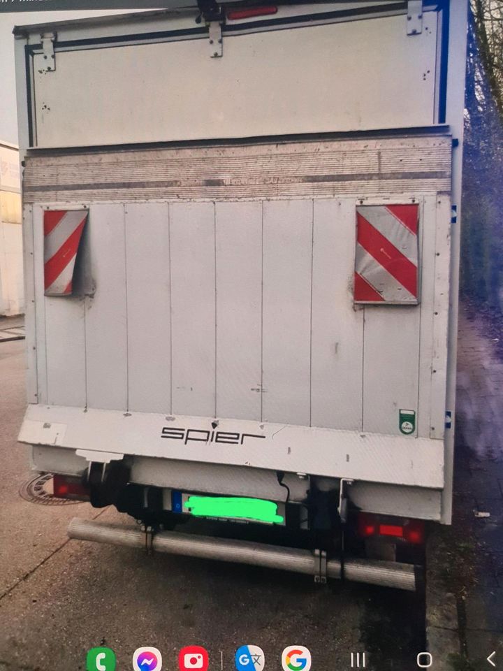 Iveco koffer mit hebebrunen zu verkaufen in Unterschleißheim
